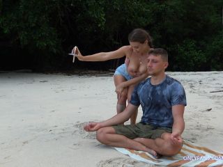 Meditation On The Beach, Deep Blowjob From A Stranger 1080p-1