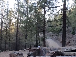 She Has An Amazing Orgasm While Riding Big Cock  Risky Outdoor Sex On Hiking Trail 1080p-9