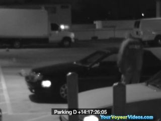 Parking lot security blowjob-0