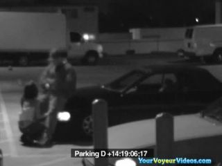 Parking lot security blowjob-2