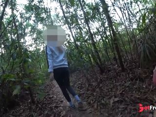 [GetFreeDays.com] DICK FLASH IN FOREST Sporty milf caught me jerking off and laughs at my huge cumshot Adult Video July 2023-9