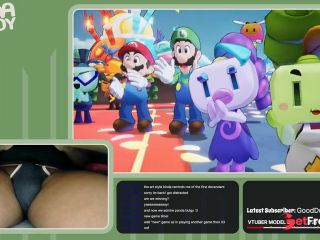 [GetFreeDays.com] PandaFemboy Plays Mario and Luigi Brothership Part 21 Sex Leak May 2023-7