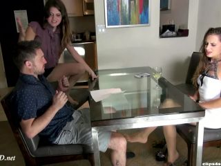 free adult clip 24 mean femdom Real Estate Agent Ashlynn Taylor Makes Husband Cum In Pants Under The Table Wife Unaware – Bratty Babes Own You, foot on feet porn-9