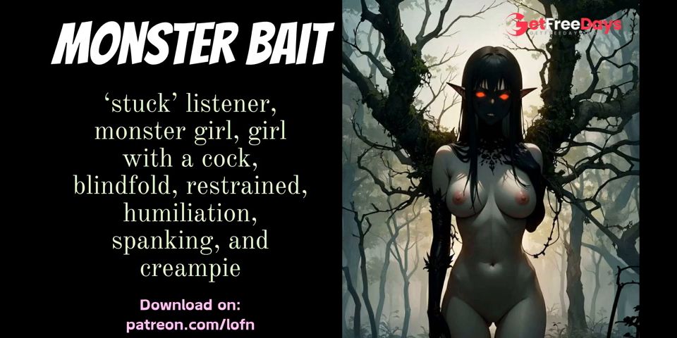 [GetFreeDays.com] F4A Monster Bait - Stuck in a Tree Listener Gets Fucked by a Horny Monster Slut Sex Video October 2022