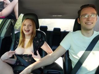 Surprise Verlonis For Justin Lush Control Inside Her Pussy While Driving Car In Public 1080p-2