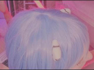 YourTeenWaifu – Rei Ayanami Sucks a Dildo teen -9