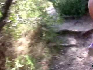 A Cute Runner Takes A Break To Suck A Huge Cock In The Forest-3