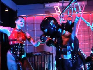 Bring The Painal: Extreme Heavy Rubber Suspended Strap-On & Fisting - Cybill Troy, Melisande Sin-3