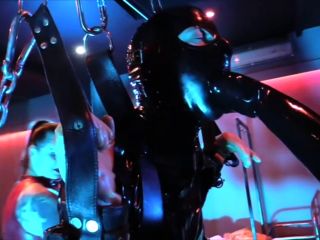 Bring The Painal: Extreme Heavy Rubber Suspended Strap-On & Fisting - Cybill Troy, Melisande Sin-7