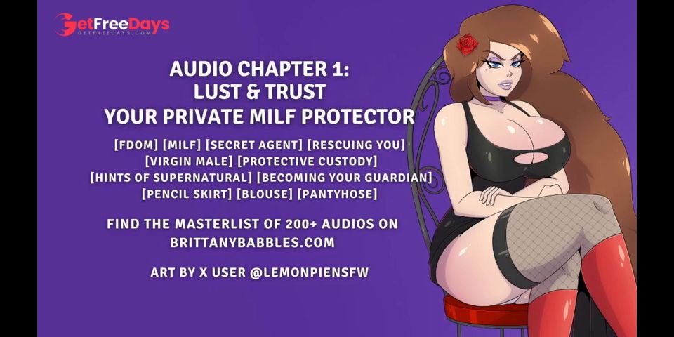 [GetFreeDays.com] Audio 1 Lust and Trust - Your Private MILF Protector Sex Film October 2022