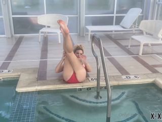 onlyfans Legendaryplaymate Victoria Thoroughly Enjoys Her Alone Time At The Pool  legendaryplaymate -1