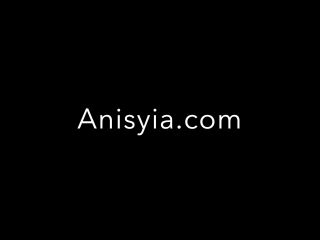 [Amateur] 4k Anisyia Livejasmin yellow latex dress and boots huge cock ride-7