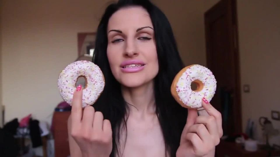 xxx clip 14 Alisha THE BAD GIRL: Donuts Masturbation on femdom porn surgical fetish