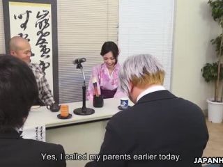 Misaki Yoshimuraâs interview turns into an orgy as she fucks gangbang Misaki Yoshimura-0
