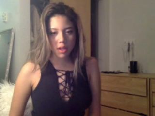 Saintluciifer showing her tits for the first time  webcam amateur video  young face on webcam -7