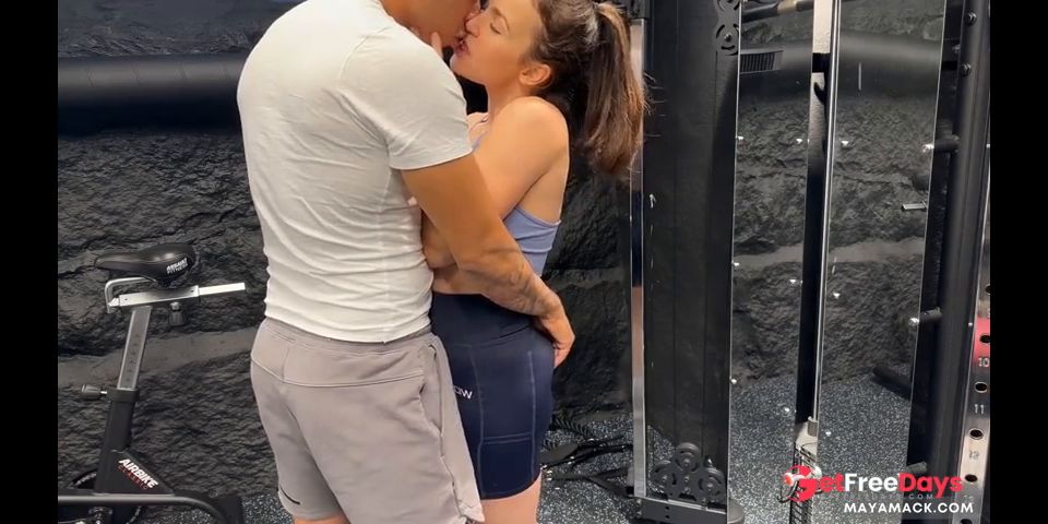 [GetFreeDays.com] Fucked her till Intense Squirt Orgasm at The Public Gym Sex Stream January 2023