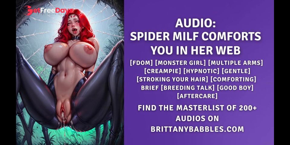 [GetFreeDays.com] Audio Spider MILF Comforts You in Her Web Adult Stream July 2023