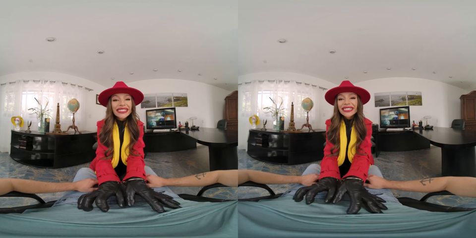 Busty April Olsen As Villain CARMEN SANDIEGO Handcuffs And Fucks You VR 