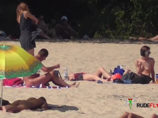 Girl nudist masturbation at beach  2-5