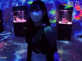 First aquarium date with 18-year-old black-haired beauty Shiori-chan! - FullHD1080p-0