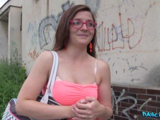 Complete Stranger Gives Nerdy Brunette A Public Creampie public Johanna Kette, Martin, Steve-2