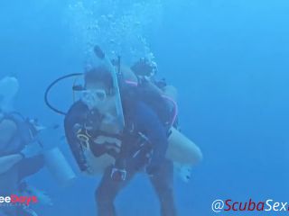 [GetFreeDays.com] Her sexy red bikini bottom comes off underwater and leads to SCUBA Sex Adult Film March 2023-3