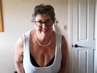 GILF Auntie Catches Pervert Nephew Jacking off MILF-2