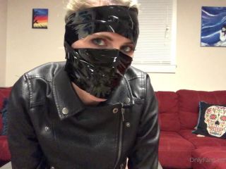 Kody Evans Kodyevans - leather jacket wrapped gag and the stuffed me mouth and gagged what should happen next 14-07-2022-2