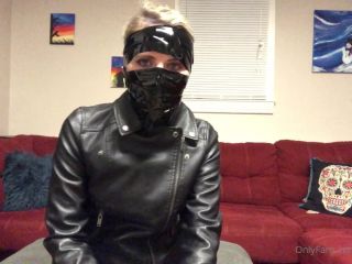 Kody Evans Kodyevans - leather jacket wrapped gag and the stuffed me mouth and gagged what should happen next 14-07-2022-9