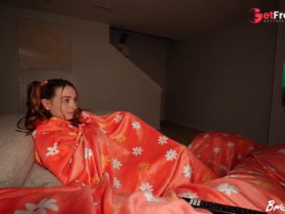 [GetFreeDays.com] Sneaky StepBro Hides In my Snuggie and Airplays Porn on TV Adult Clip April 2023-0