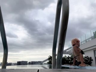 Public Pool Skinny Dipping And Some Buttplug Fun 720p-1