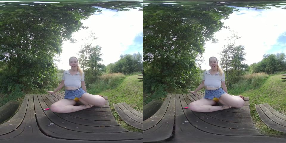 free porn clip 43 [VRSmokers] Aloralux – Smoking Bench; Amateur Outdoor Flashing her Tits (Oculus Go) - 3d - reality ankle fetish