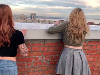 [GetFreeDays.com] So Lucky Nobody Saw Us Doing THIS On A Roof african lesbian porn-0