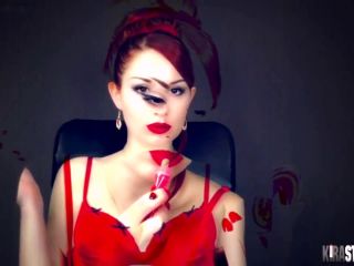 adult video clip 4 femdom verbal humiliation pov | Princess Kira Star – 100% Red Lipstick | financial domination-6