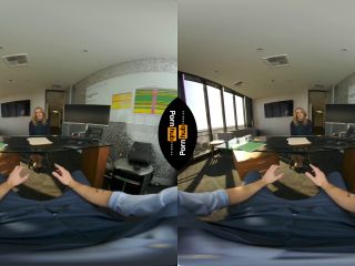 VR 180   Intern Kate Kennedy Shows Her Boss Nathan How Hard She Can Wor-0