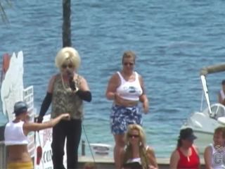 Voyeur Wet T-Shirt Contest form My Key West Condo Balcony Voyeur-0