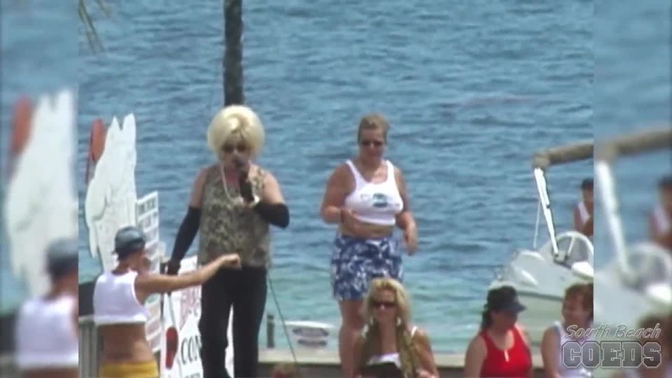 Voyeur Wet T-Shirt Contest form My Key West Condo Balcony Voyeur