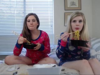 Pajama Ramen Mukbang – Allyson Bettie and Loving lexis on hardcore porn big black booty hardcore-8