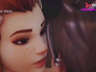 [GetFreeDays.com] TRACER Punished By Brigitte - Hot Domina And Slave 3D Animation Porn Stream November 2022-3