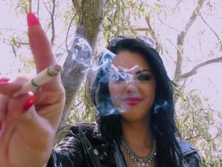 free porn clip 21 boots fetish porn femdom porn | Young Goddess Kim - Forest Foot Slave | smoking-4