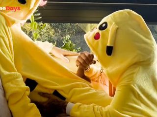 [GetFreeDays.com] pikachu pokemon cosplay with handjob and blowjob by amateur big ass latina milf Sex Video March 2023-7