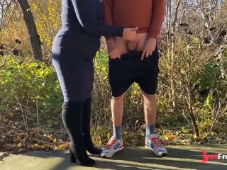 [GetFreeDays.com] Mother in law tries hard to make me cum in a public park Adult Stream May 2023-4