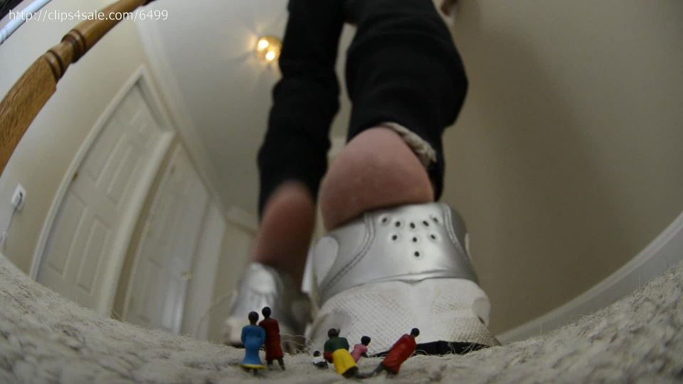 TAB GIANT SNEAKERS dwarf puny peasants on fetish porn black femdom