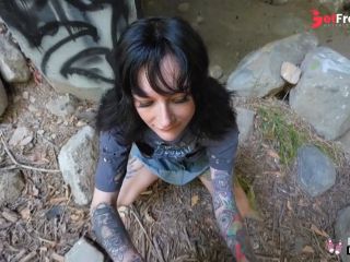 [GetFreeDays.com] Real Teens - Sexy Tattooed Teen Lysagna DelRay Flashing And Fucking Under The Bridge Sex Leak May 2023-3