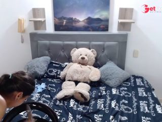 [GetFreeDays.com] I fuck a teddy bear and use a dildo Sex Leak June 2023-9