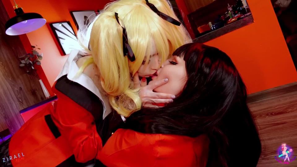 xxx clip 33 Catch My Vibe and Zirael Rem – Kakegurui Mary Pleases Horny Yumeko, femdom sub on cosplay 