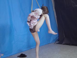 Asian Girls Bound and Gagged china rope bondage shibari ballgag drooling-7