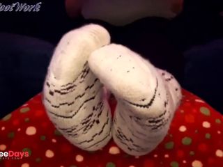 [GetFreeDays.com] For Sock Lovers - My Big Feet In Thick Fuzzy Socks Would Give You The Perfect Footjob - You May Cum Sex Clip January 2023-3