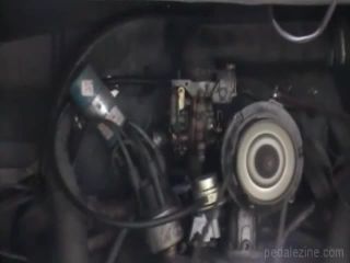 online porn video 21 Car Cranking & Flooded Engines - Selena Cranking pumping the VW Bus & Revving it heels and hosiery, femdom handjob hd on fetish porn -8