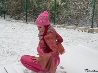 FetiliciousFans SiteRipPt 2Pink Latex in the Snow-2